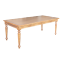 Ver imagem 2 de Conjunto Jantar Mesa Leonora Madeira Maciça 240x100 com 8 Cadeiras Paris Base Alumínio - Natural