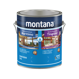 Verniz Marítimo Natural Incolor Base Dagua 3,6l - Montana - 1