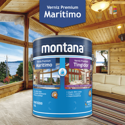 Verniz Marítimo Natural Incolor Base Dagua 3,6l - Montana - 2