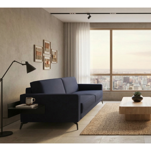 Sofá 2 Lugares 180cm Fun Living Contemporâneo