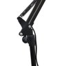 Luminaria Abajur Chao Articulada Flexivel Pedestal Metal E27 Iluminaçao Quarto Mesa Sala Sofa Estudo - 4