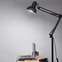 Ver imagem 5 de Luminaria Abajur Chao Articulada Flexivel Pedestal Metal E27 Iluminaçao Quarto Mesa Sala Sofa Estudo