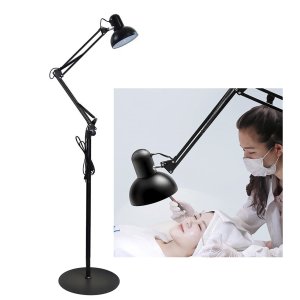 Luminaria Abajur Chao Articulada Flexivel Pedestal Metal E27 Iluminaçao Quarto Mesa Sala Sofa Estudo
