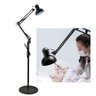 Luminaria Abajur Chao Articulada Flexivel Pedestal Metal E27 Iluminaçao Quarto Mesa Sala Sofa Estudo - 1
