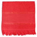 Ver imagem 2 de Kit 12 Toalhas Social Bordar Ponto Cruz Escola de Mão Perfeito Estilo Vermelho