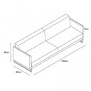 Ver imagem 3 de Sofá 2 Lugares Cinza Living Contemporâneo 