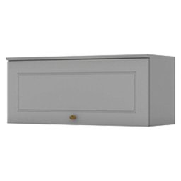 Armário Aéreo 1 Porta Basculante 80 Cm Americana Cinza – Henn - 1