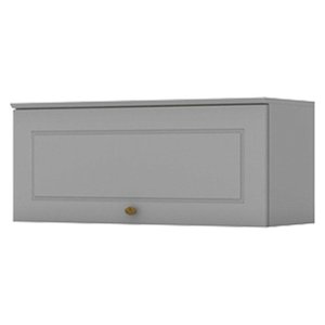 Armário Aéreo 1 Porta Basculante 80 Cm Americana Cinza – Henn
