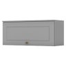 Armário Aéreo 1 Porta Basculante 80 Cm Americana Cinza – Henn - 1