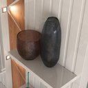 Ver imagem 7 de Rack Home Cross Frisado Lukaliam Móveis 2,10m Off White Perolizado com Jequitiba