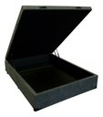 Ver imagem 1 de Base Box Baú Casal 1,38 X 1,88 Chapa Compensado Cor Cinza