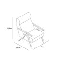 Ver imagem 3 de Poltrona Relax Estilo Retrô D33 Yescasa