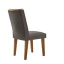 Ver imagem 4 de Conjunto Sala de Jantar Mesa Aida 180 Cm com Vidro e 6 Cadeiras Lunara