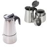 Cafeteira Tipo Italiana De Inox 450 ML Serve 9 Xícaras De Café - 2