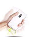 Ver imagem 2 de Power Bank Original Universal Pineng Pn-951 Slim 10.000mAh - Branco
