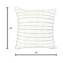 Ver imagem 4 de Capa para Almofada Drapeada Line em Veludo Quadrada
