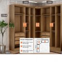 Ver imagem 2 de Closet Modulado Safira 001 Clic Moveis
