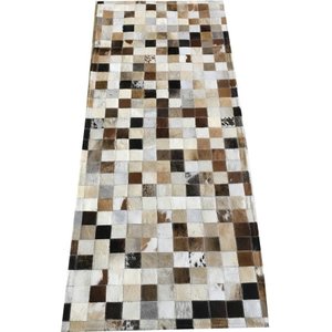 Tapete De Couro Entrada Porta Marrom Misto 0,60x1,00 S/b