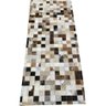 Tapete De Couro Entrada Porta Marrom Misto 0,60x1,00 S/b - 1