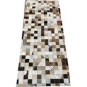 Ver imagem 1 de Tapete De Couro Entrada Porta Marrom Misto 0,60x1,00 S/b