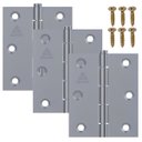 Ver imagem 1 de Dobradiça para Porta Portão Madeira Aço Zincado 3.1/2" | Aliança | Kit 06 Un