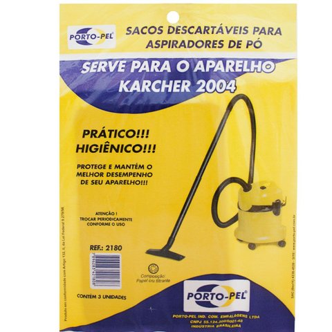 Sacos Descartáveis para Aspiradores de Pó Karcher 2004.