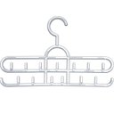 Ver imagem 7 de 3 Cabides de Cintos 13 Ganchos Cada Organizador Múltiplo Closet Cristal Cinquetti 36cm