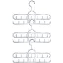 Ver imagem 1 de 3 Cabides de Cintos 13 Ganchos Cada Organizador Múltiplo Closet Cristal Cinquetti 36cm