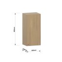 Ver imagem 4 de Armário Aéreo de Cozinha 40cm 1 Porta Classic Luciane Móveis Freijó-freijó Brasil