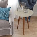 Ver imagem 1 de Mesa de Apoio Luna 530 Off White - Patrimar