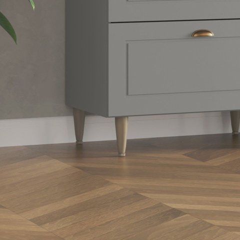 Kit Pé Cônico Bronze para Balcão Cozinha Americana com 4 Unidades Marrom