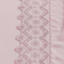 Ver imagem 4 de Jogo Cama Solteiro Cherry Bordado Inglês 3 Pçs Rosa Lilly Home Enxovais