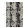 Tapete Mesclado Cinza e Preto Antiderrapante 135x200cm Poliéster Branyl Jacquard - 3