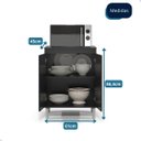 Ver imagem 7 de Balcão de Cozinha para Microondas Forno Fruteira - Mod.3001 Cor:preto