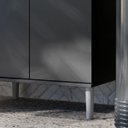 Ver imagem 6 de Balcão de Cozinha para Microondas Forno Fruteira - Mod.3001 Cor:preto