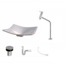 Ver imagem 2 de Kit Cuba F44 com Torneira Link 1062 Metal e Válvula Click 1''b + Sifão Pvc e Flexível Compace