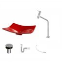 Ver imagem 2 de Kit Cuba F44 com Torneira Link 1062 Metal e Válvula Click 1''b + Sifão Pvc e Flexível Compace