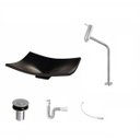 Ver imagem 2 de Kit Cuba F44 com Torneira Link 1062 Metal e Válvula Click 1"b + Sifão Pvc e Flexível Compace