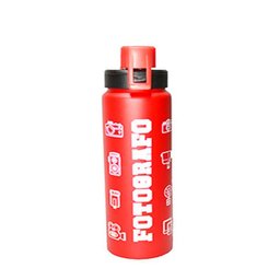 Garrafa de Alumínio Profissão - Fotógrafo 750 ml Vermelha - 1