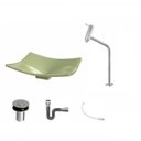 Ver imagem 2 de Kit Cuba F44 com Torneira Link 1062 Metal e Válvula Click 1"b + Sifão Cromado e Flexível Compace