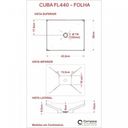 Ver mais imagens de Kit Cuba F44 com Torneira Link 1062 Metal e Válvula Click 1 Pol. e Sifão Pvc e Flexivel