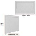 Ver imagem 2 de Cabeceira para Cama Box King 195cm Line Courino Bege - Sallar Home