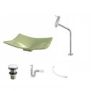 Ver imagem 2 de Kit Cuba F44 com Torneira Link 1062 Metal e Válvula Click 1 Pol. e Sifão Pvc e Flexivel