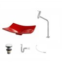 Ver imagem 2 de Kit Cuba F44 com Torneira Link 1062 Metal e Válvula Click 1 Pol. e Sifão Pvc e Flexivel