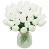 Buquê de Tulipas Brancas Real Ao Toque com 5 Unidades - 9