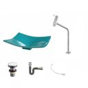 Ver imagem 2 de Kit Cuba F44 com Torneira Link 1062 Metal e Válvula Click 1 Pol. e Sifão Cromado e Flexivel