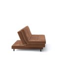 Ver mais imagens de Sofá-Cama Roz Plush 4 Lugares Reclinável 180cm Marrom Suede