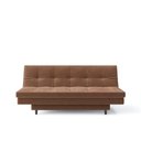 Ver imagem 3 de Sofá-Cama Roz Plush 4 Lugares Reclinável 180cm Marrom Suede