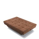 Ver imagem 6 de Sofá-Cama Roz Plush 4 Lugares Reclinável 180cm Marrom Suede
