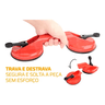 Ventosa Dupla para Vidro Capacidade Até 80KG Por Ventosa MTX - 3